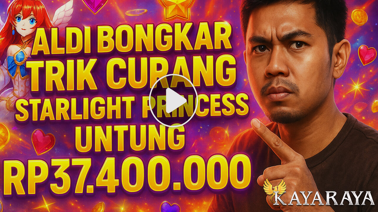 Aldi Bongkar Trik Curang Starlight Princess KAYARAYA Untung Rp37.400.000 Pakai Spin Cepat Hasilnya Bikin Tetangga Heran